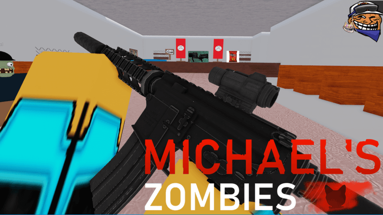 Troll M4A1 inspect animation thumbnail in a fake Kino Der Toten.