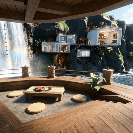 [V2] Cliff Mansion Tycoon